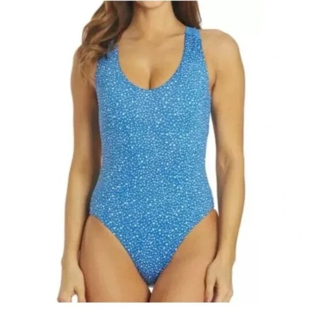 NEW, Nike Water Dots Open Back One-Piece Swimsuit, XL